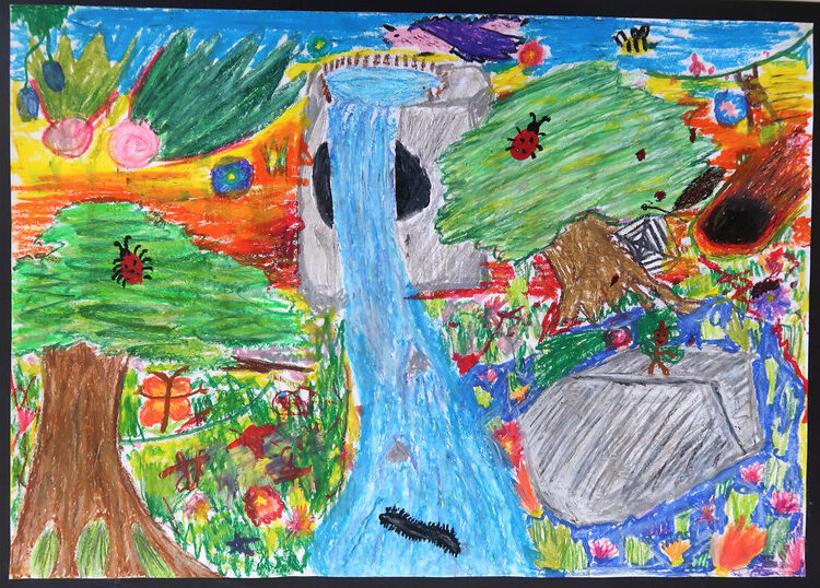 Dschungelbild lpastellkreiden03